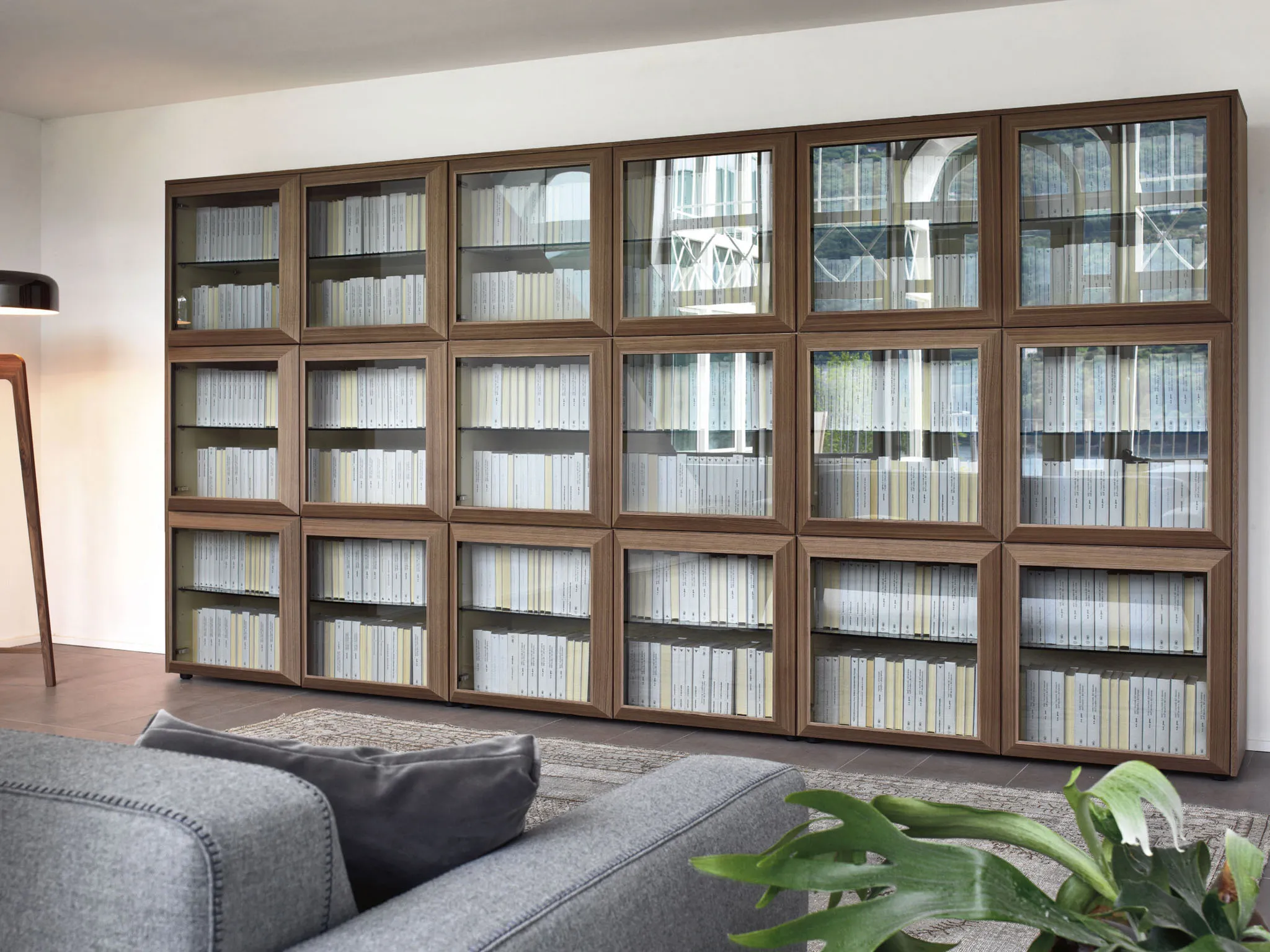 Стеллаж kvadro-librerie #5