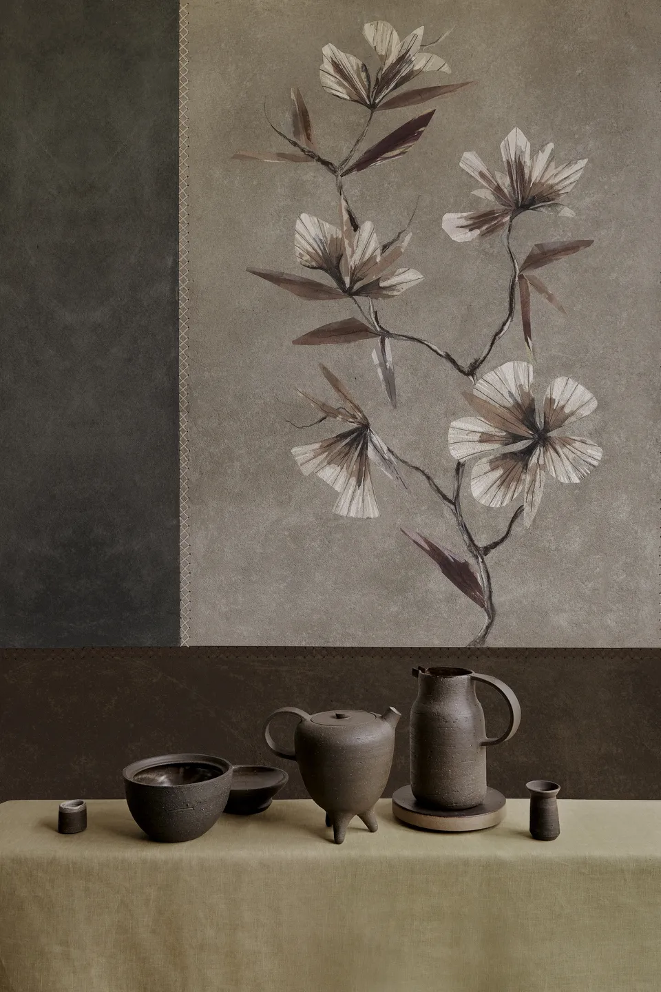 Обои для стен Wall&Deco 2023 Contemporary Wallpaper GIOIA