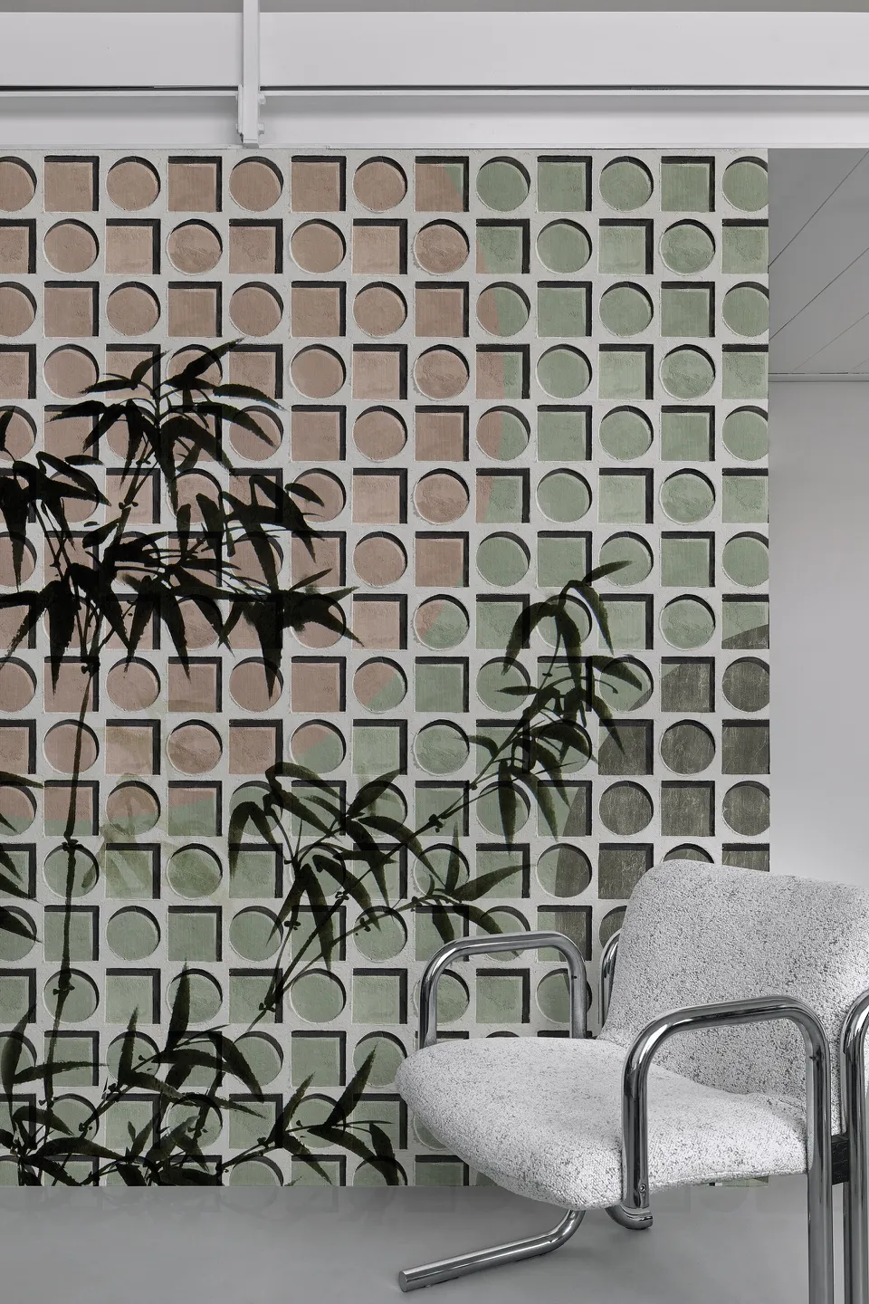 Обои для стен Wall&Deco 2023 Contemporary Wallpaper LEVITY