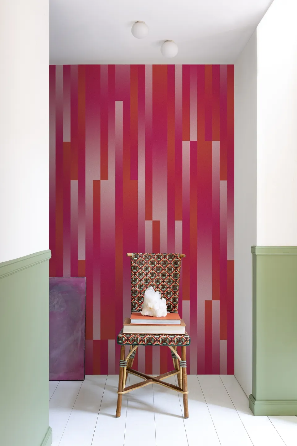 Обои для стен Люстра Wall&Deco 2023 Contemporary Wallpaper WATERFALL