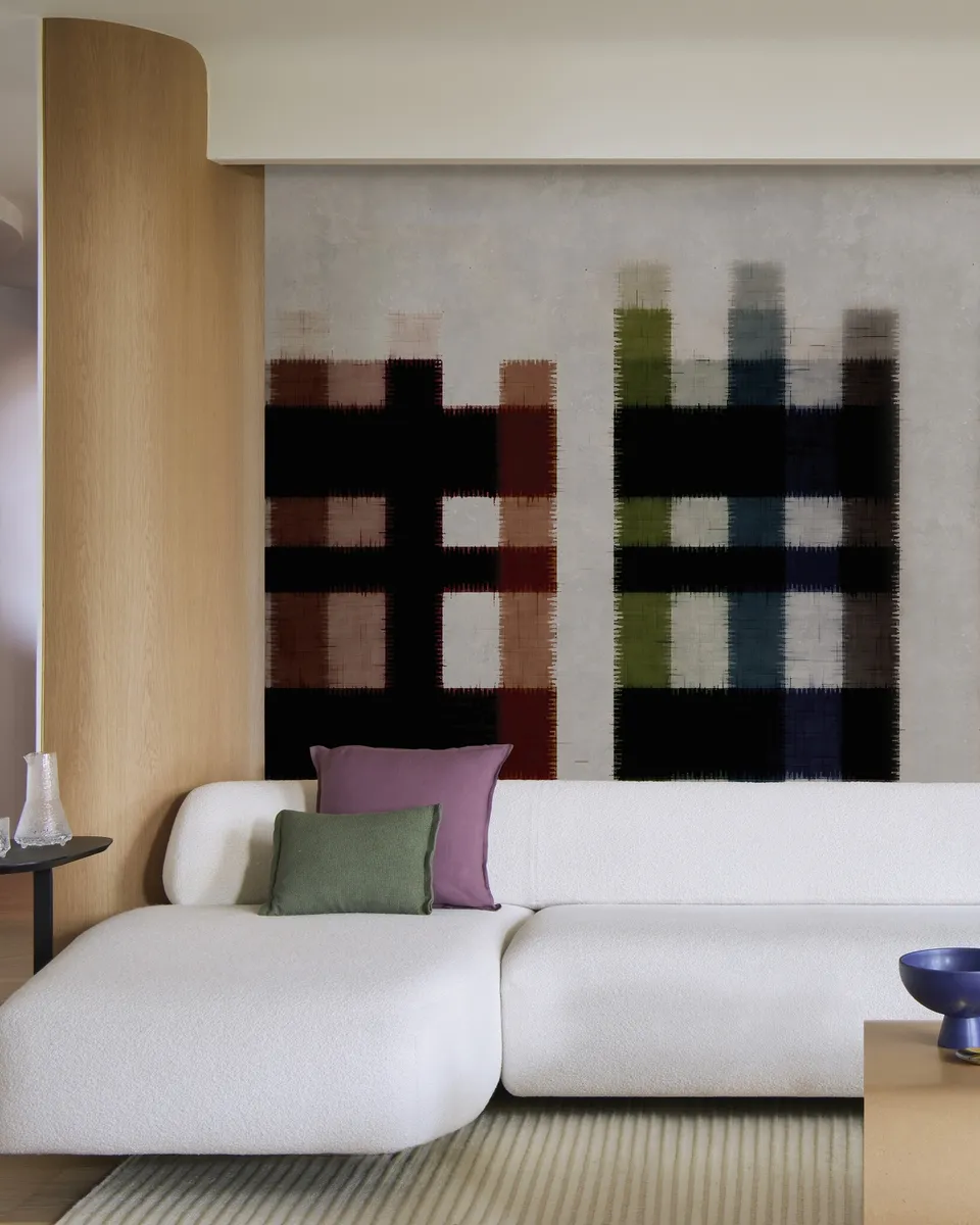 Обои для стен Wall&Deco 2024 Contemporary Wallpaper NOT-A-TARTAN