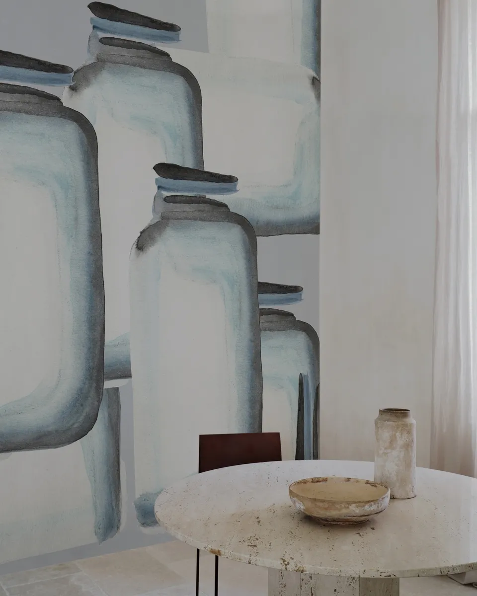 Обои для стен Wall&Deco 2024 Contemporary Wallpaper OUTLINES