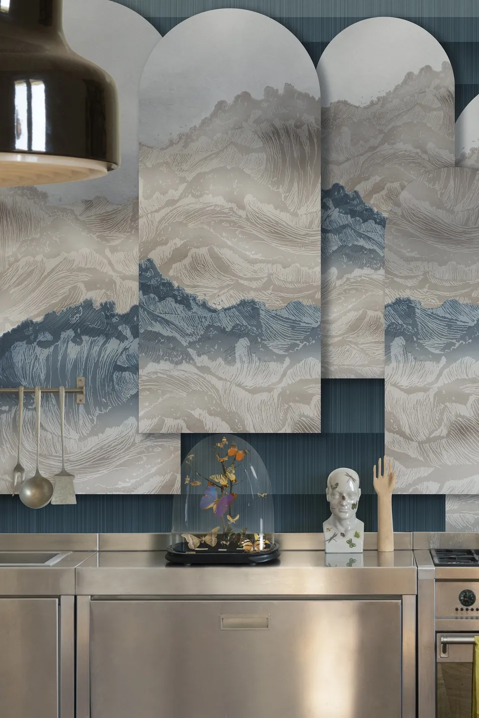 Обои для стен Wall&Deco 2024 Wet System DECO-WAVE