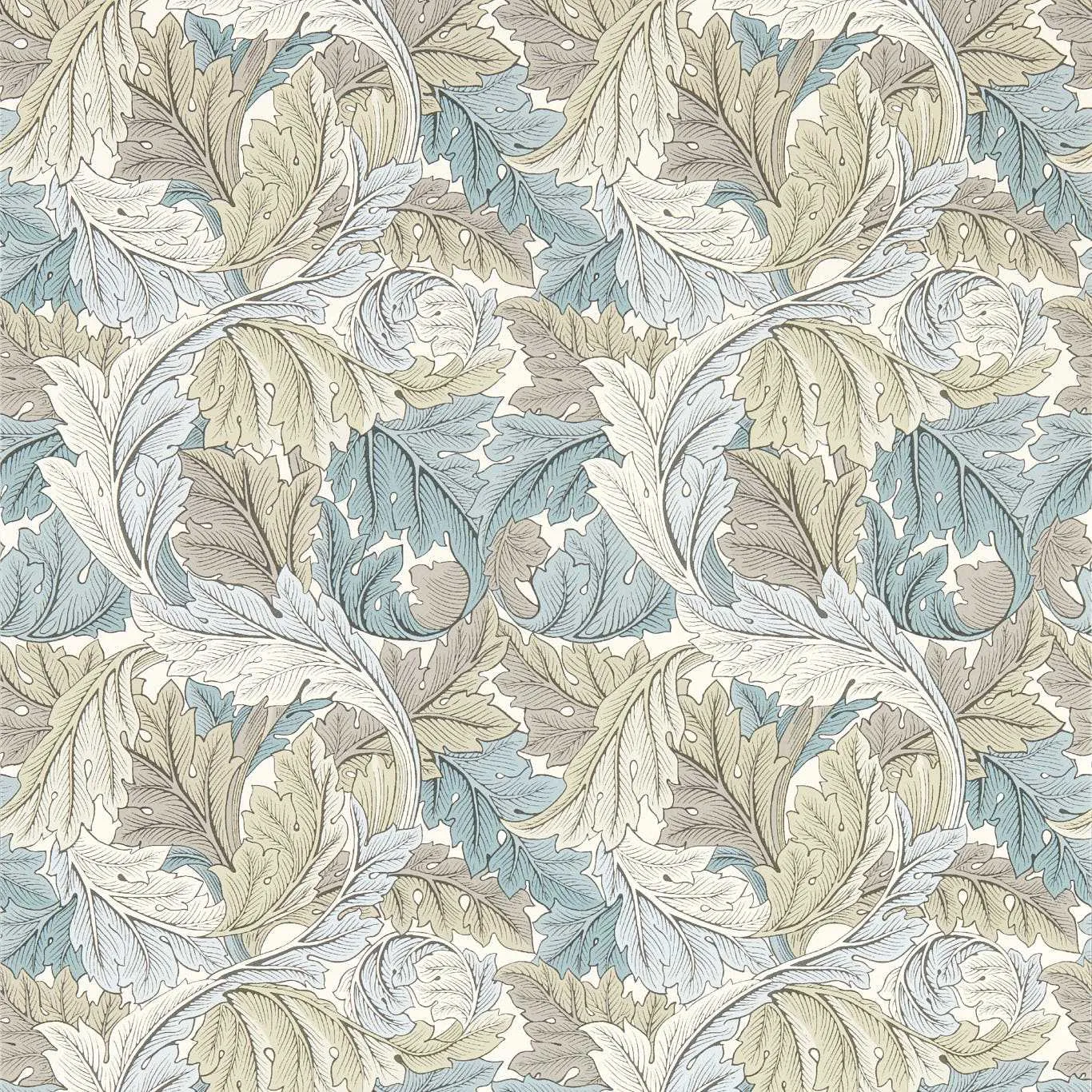 Обои для стен Clarke&Clarke William Morris Designs Wallpaper W0175-03 #1