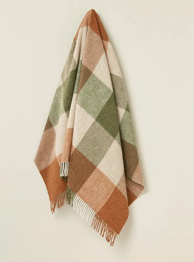 British Wool - Block Check t0969-e04