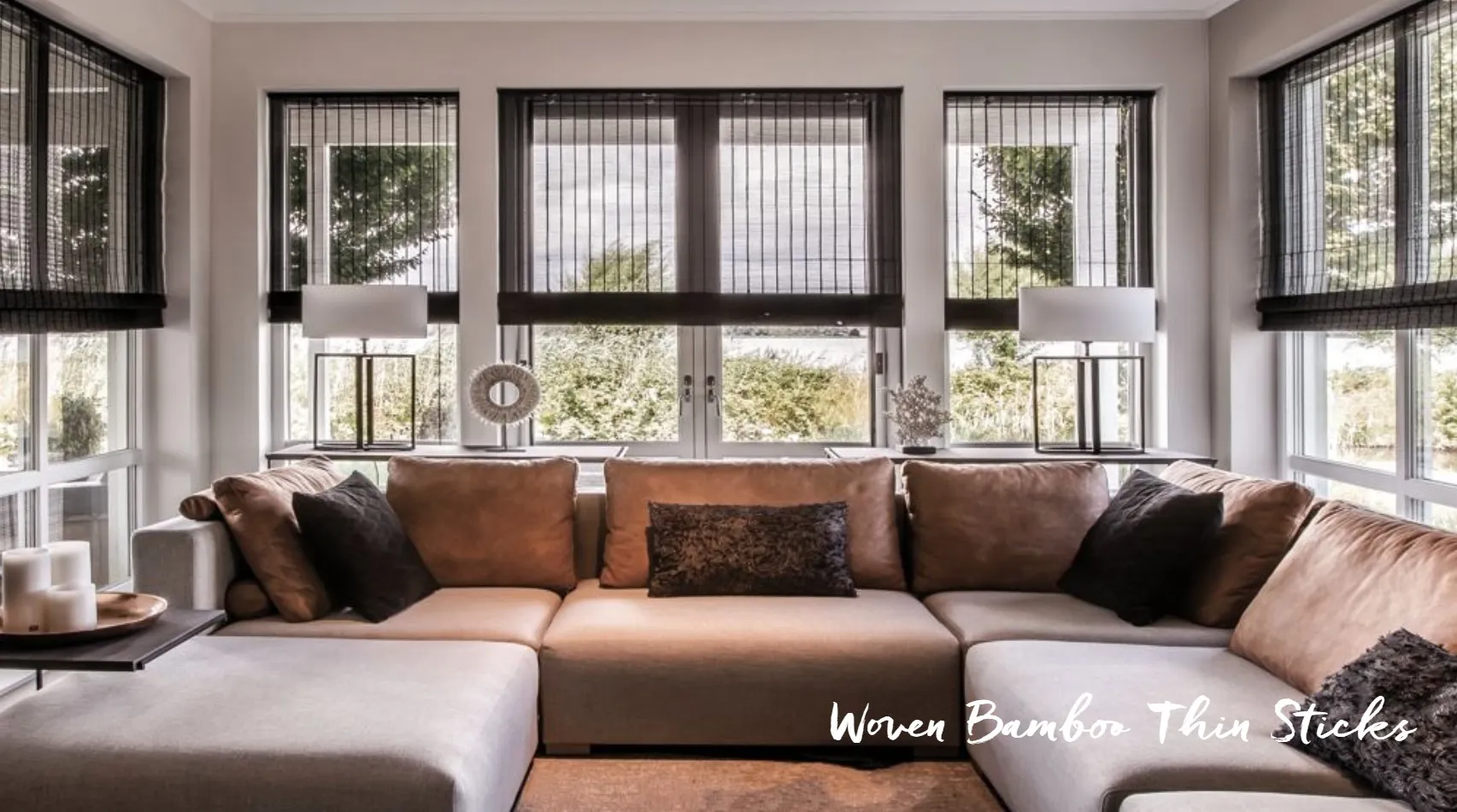 Римские шторы Woven Bamboo TS R2