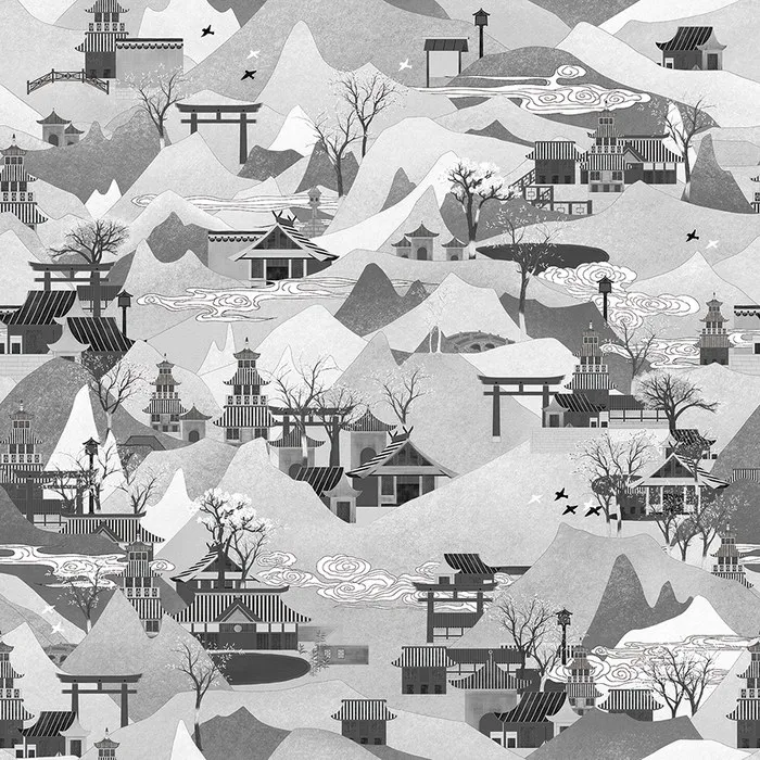 Обои для стен Faboie Chinoiserie F-CN1801