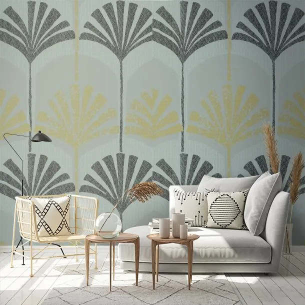 Обои для стен Cyan Stone Song of leaf L-SL102 #3