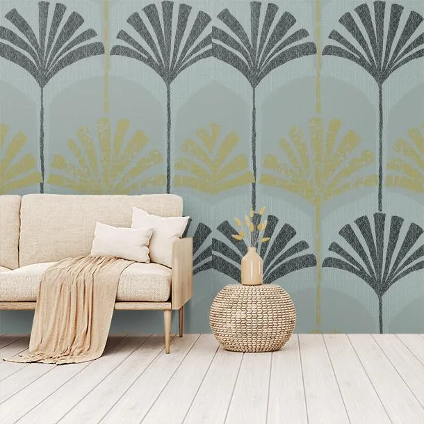 Обои для стен Cyan Stone Song of leaf L-SL102 #6