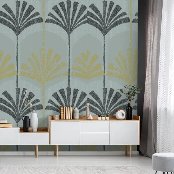 Обои для стен Cyan Stone Song of leaf L-SL102 #7