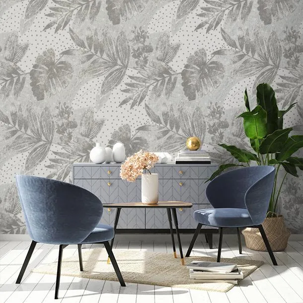 Обои для стен Cyan Stone Song of leaf L-SL201 #4