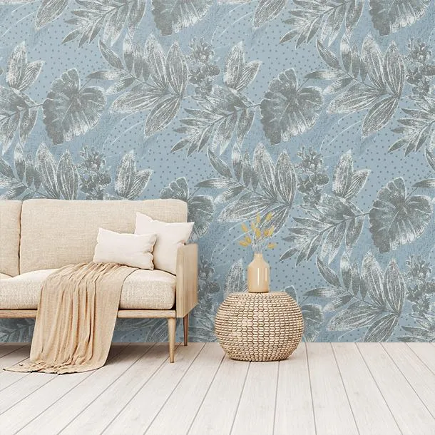 Обои для стен Cyan Stone Song of leaf L-SL202 #6