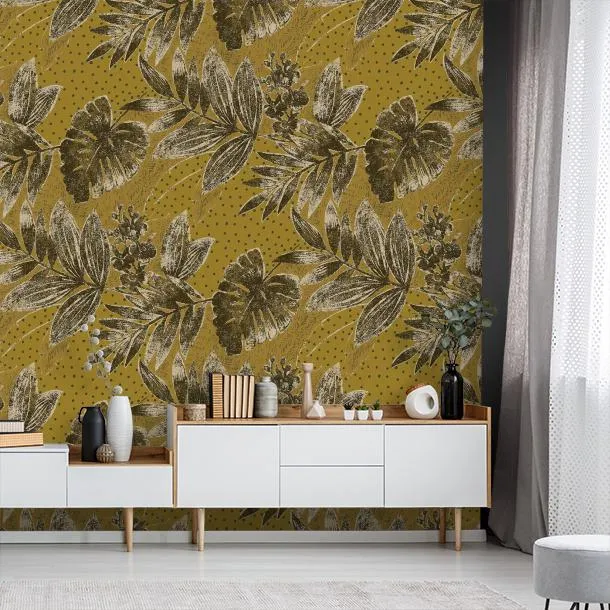 Обои для стен Cyan Stone Song of leaf L-SL203 #7