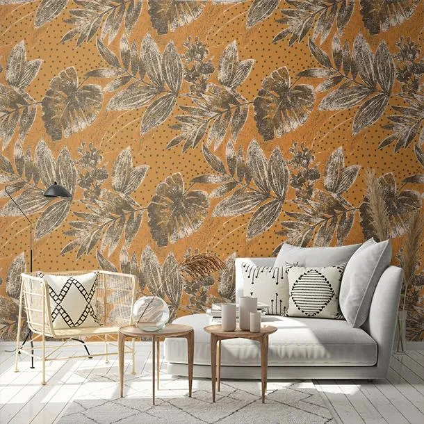 Обои для стен Cyan Stone Song of leaf L-SL204 #3