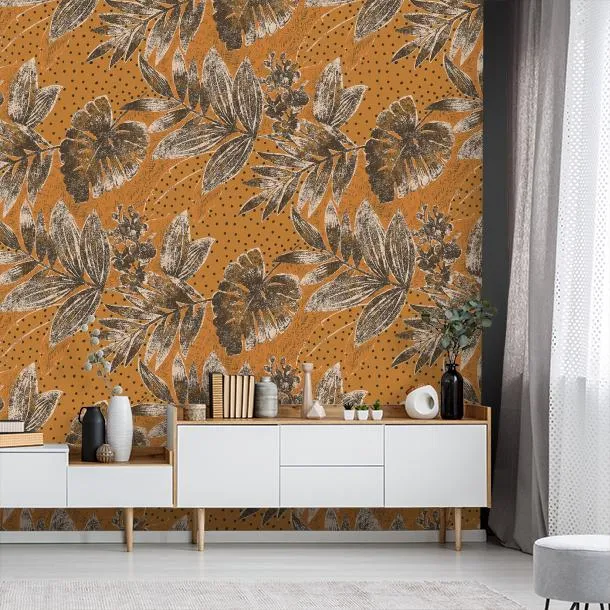 Обои для стен Cyan Stone Song of leaf L-SL204 #7