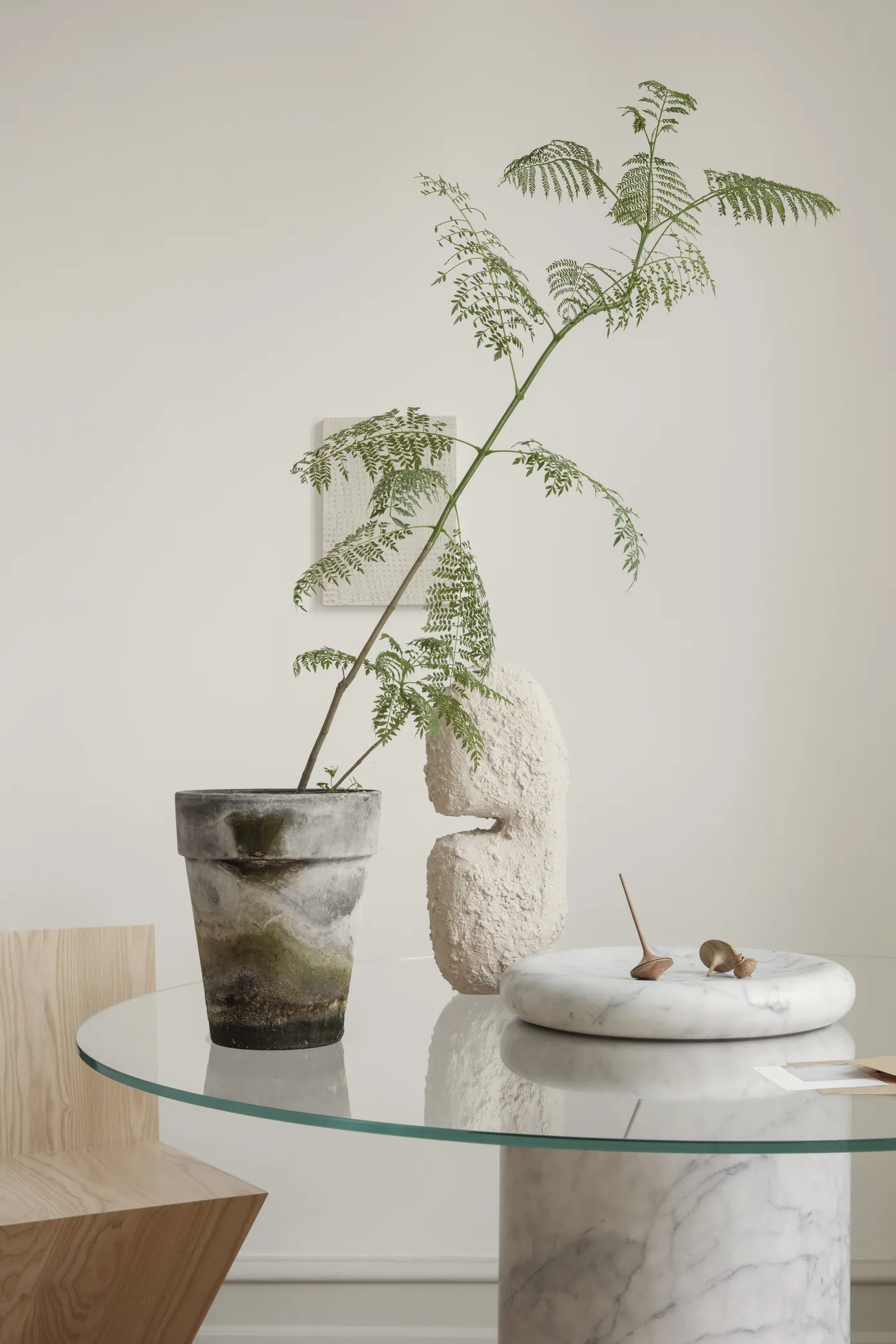 Castore_Dining_Table_Bianco_Carrara_Clear #2