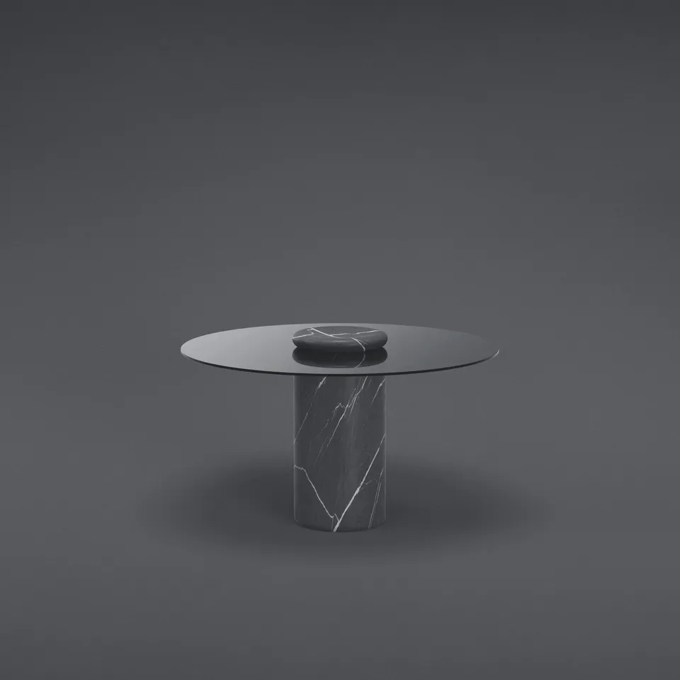 Стол Castore_Dining_Table_Nero_Marquina_Smoked #5