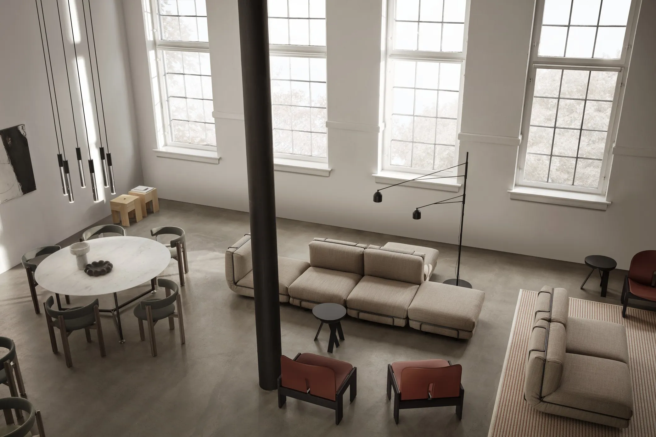 GB_Lounge_Chair_Tensing_Bianco_Packshot_Angle #10