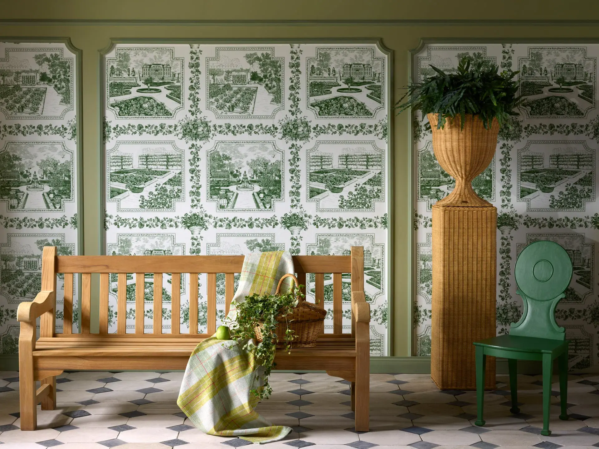 Обои для стен Pierre Frey Jardin A La Francaise Wallpapers FP284002 #2